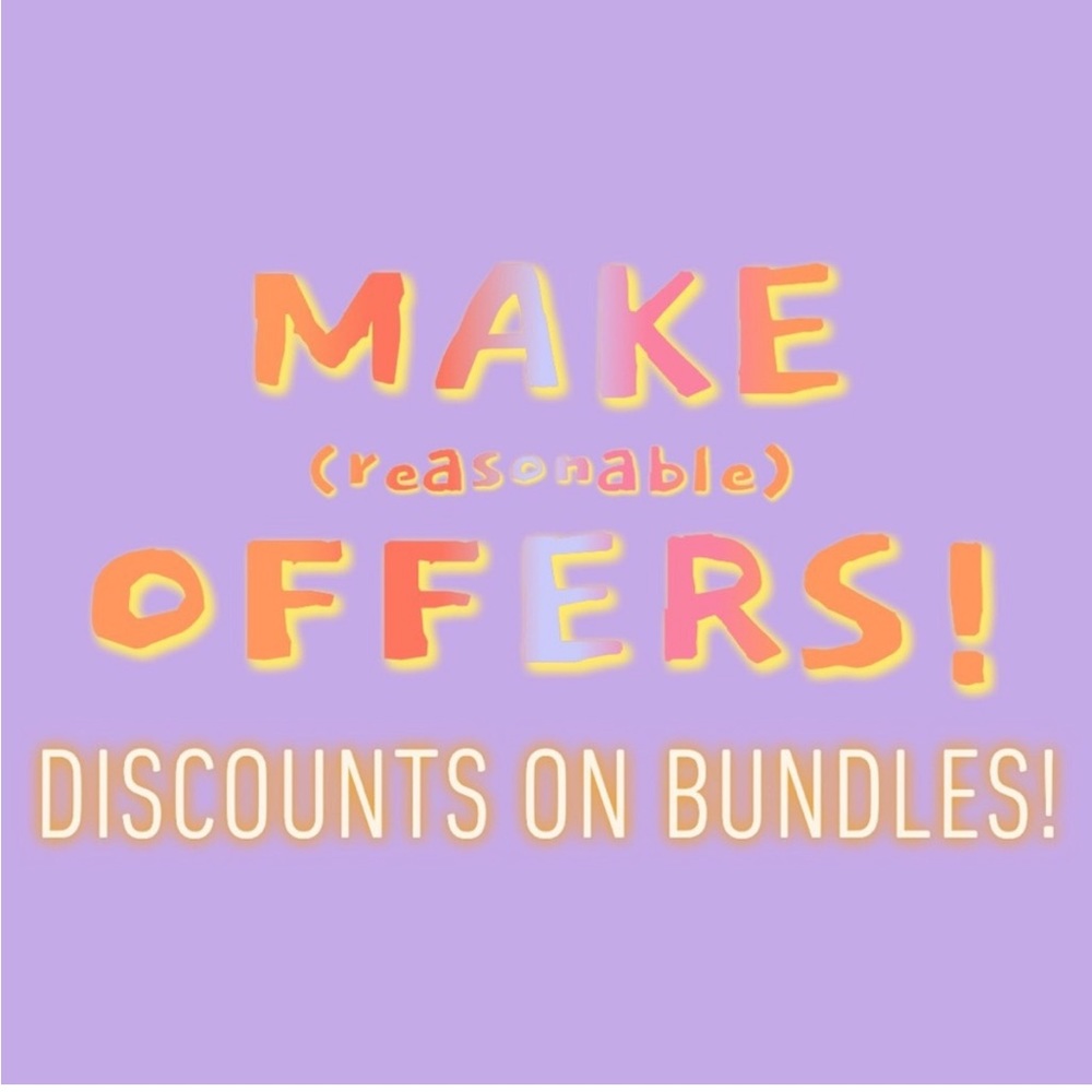 Make Offers! 🦋 Bundle 2+ items for 25% off!